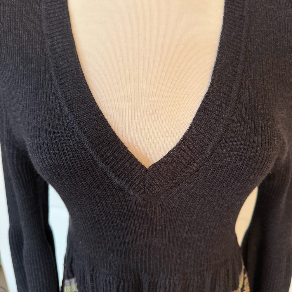 Elegant Black and Multicolor Missoni Knit Dress - Picture 2 of 8